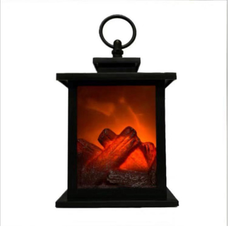Amazonas Nueva simulación de fuego de carbono llama lámpara LED retro moda artesanía chimenea viento lámpara creativa decoración Decoración