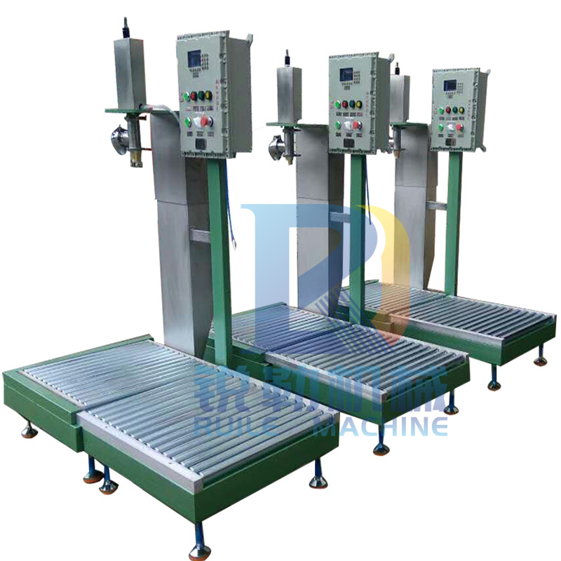 200L化工溶剂助剂自动称重灌装机 切削液机油分装机厂家