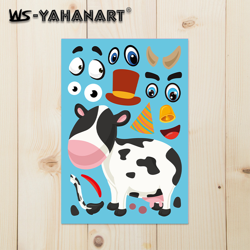 Pegatinas DIY Infantiles de Dibujos Animados de Papel Artesanal, Decorativo, para Día de los Niños image 4