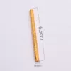 Short gold hoop stick
