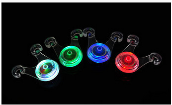Bicycle seat cushion light cable tube silicone light bicycle quick-hook rear tail flashing light mountain bike equipment accessories