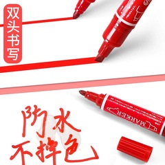 Snier marker large double-headed oily marker pen 12 colors 24 colors 30 colors children's art watercolor pen hook line pen