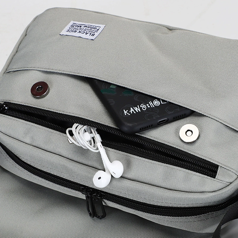 One-Shoulder Men’s Shoulder Bag, Japanese/Korean Style, Spacious 21×33×3 cm