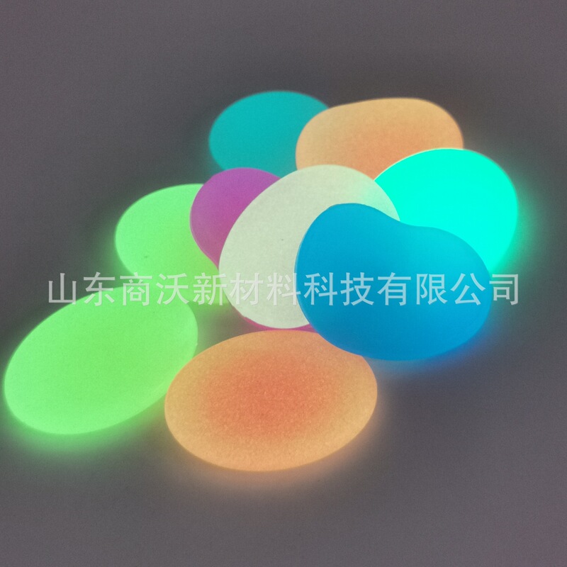 Luminous pebbles fluorescent stone fish tank pebbles Garden Trail fish tank bottom sand DIY luminous pool