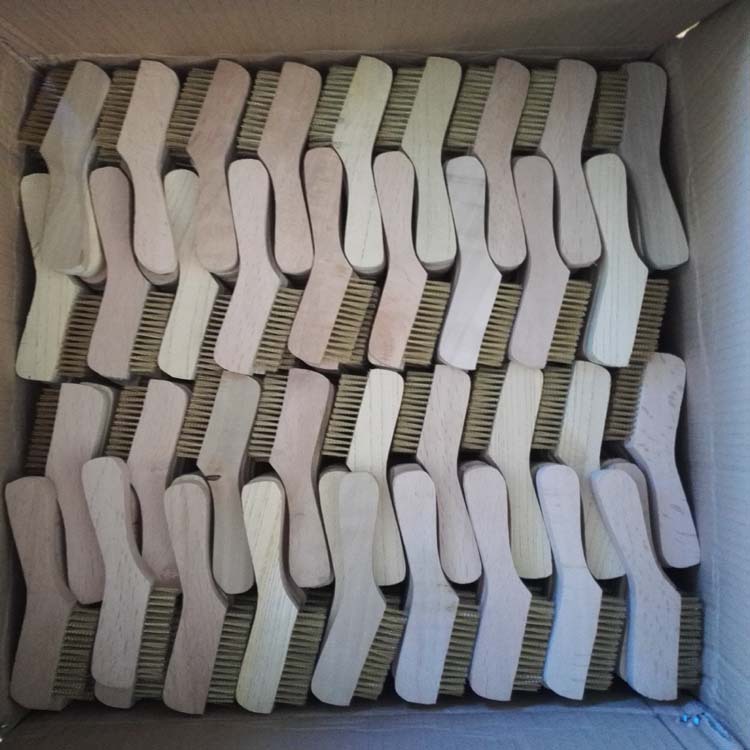 火爆销售木柄铜丝清洁刷磷铜刷刀型铜丝刷不锈钢丝刷品种齐全