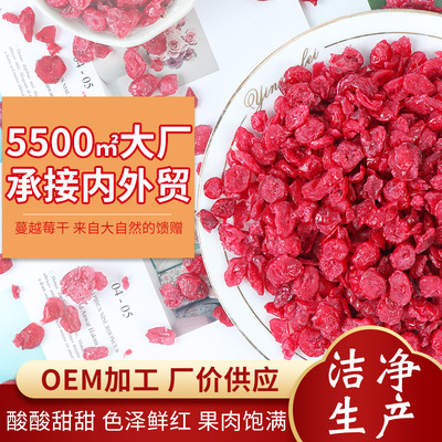 定制加工蔓越莓干厂价生产散装水果干烘焙原料果脯蜜饯蔓越莓果脯