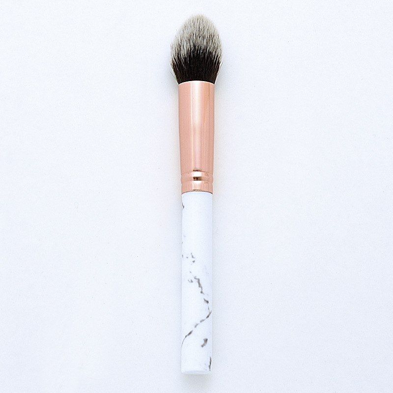 Marble makeup brush, loose powder brush, soft hair, powder blusher, honey powder, set makeup, powder, high gloss foundation make-up, brush, one pack