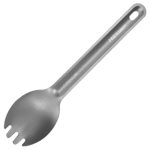 New outdoor camping tableware set titanium tableware titanium spoon and fork EDC manufacturer 1 piece dropshipping