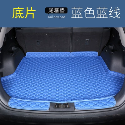 Trunk Mat | Full-Coverage Trunk Mat Waterproof - film-blue-leather-please-note-the-model-year-when-placing-an-order