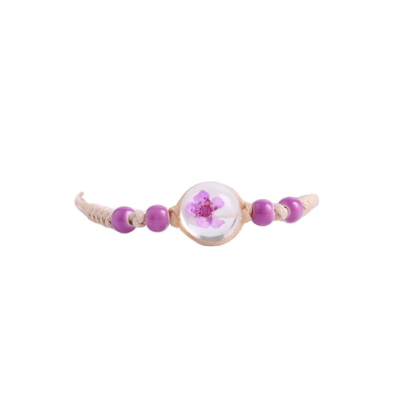 Fresh glass bracelet, sample, simple and elegant design, with gem