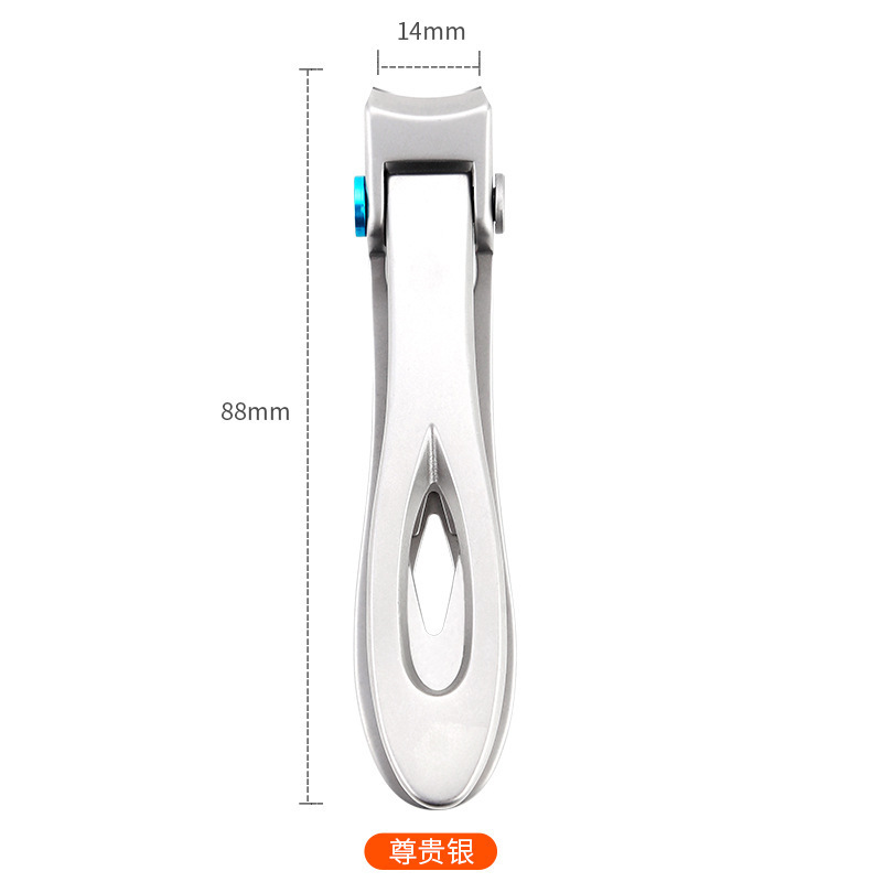 Cortaúñas de apertura grande Cortaúñas de fundición a presión en polvo Cortador de uñas de pies grueso y duro Cortaúñas de acero inoxidable para adultos grandes