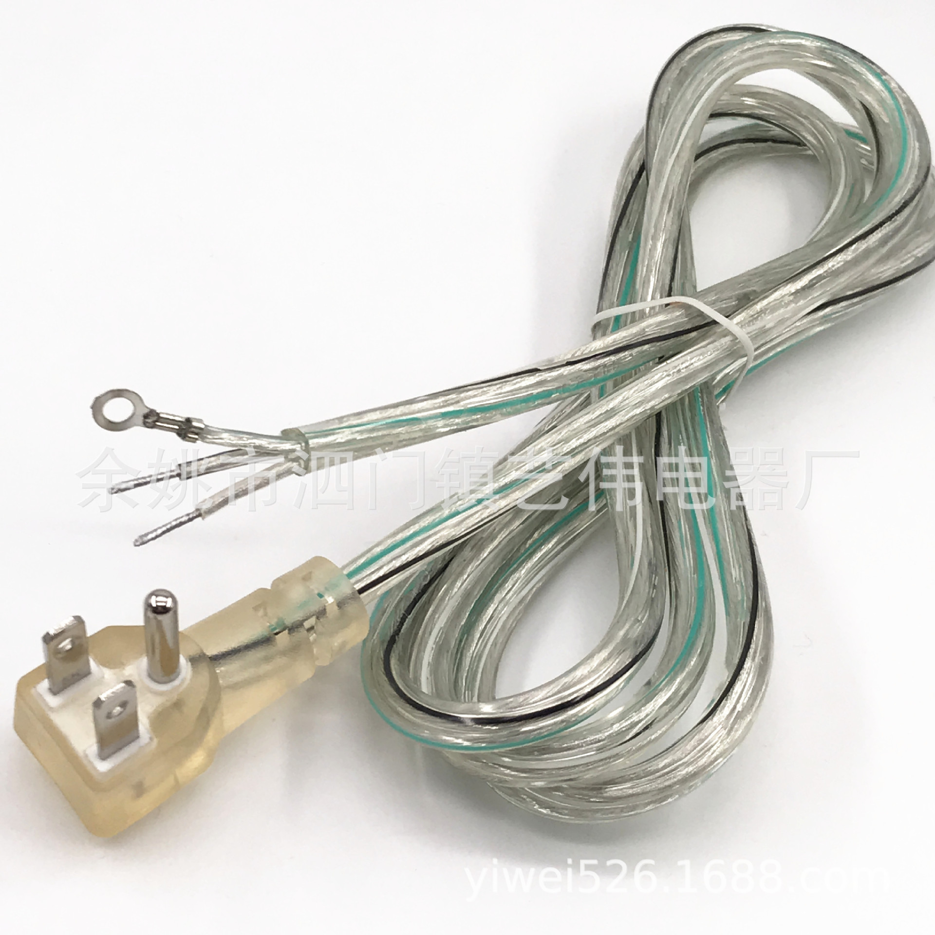 纯铜UL美标电源线美规插头线品字尾台式电脑电饭锅美式三插电源线