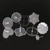 Decorations, transparent plastic jewelry, accessory