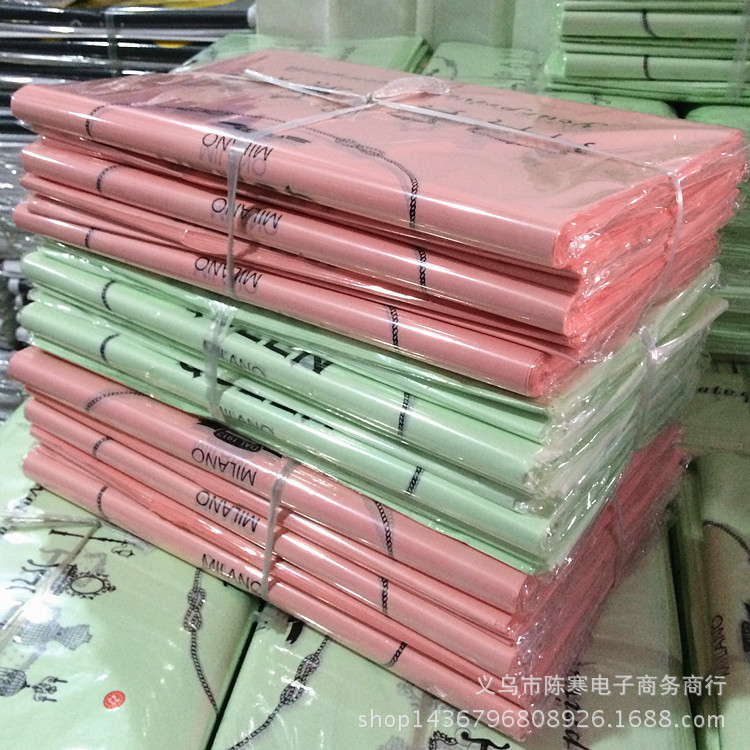 新款高压12丝女服装塑料袋手提购物袋礼品包装袋方便袋子厂家批发