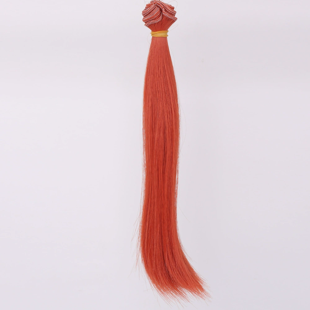 Doll Wig Straight Hair, DIY 25 cm, Synthetic Doll Hair Weft, Multiple Color Codes
