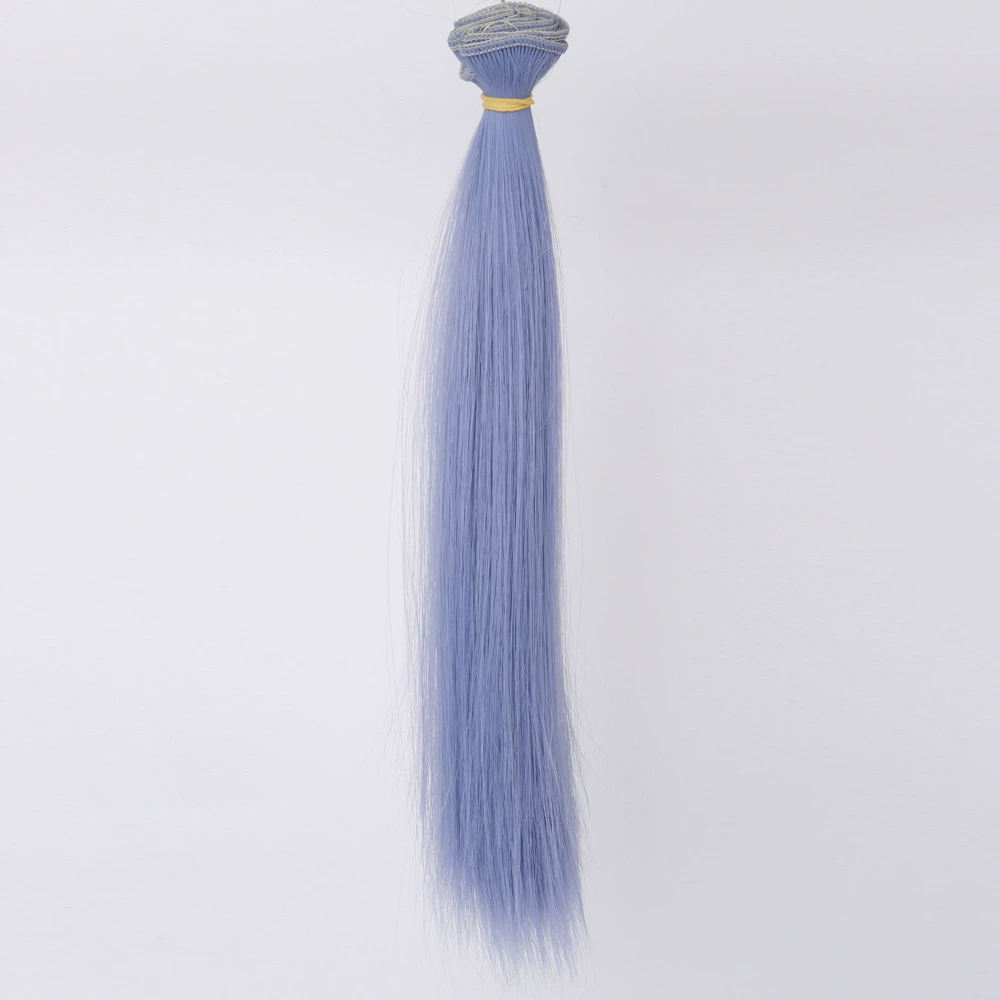 Doll Wig Straight Hair, DIY 25 cm, Synthetic Doll Hair Weft, Multiple Color Codes