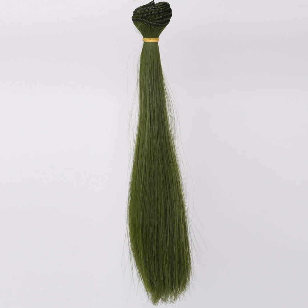 Doll Wig Straight Hair, DIY 25 cm, Synthetic Doll Hair Weft, Multiple Color Codes