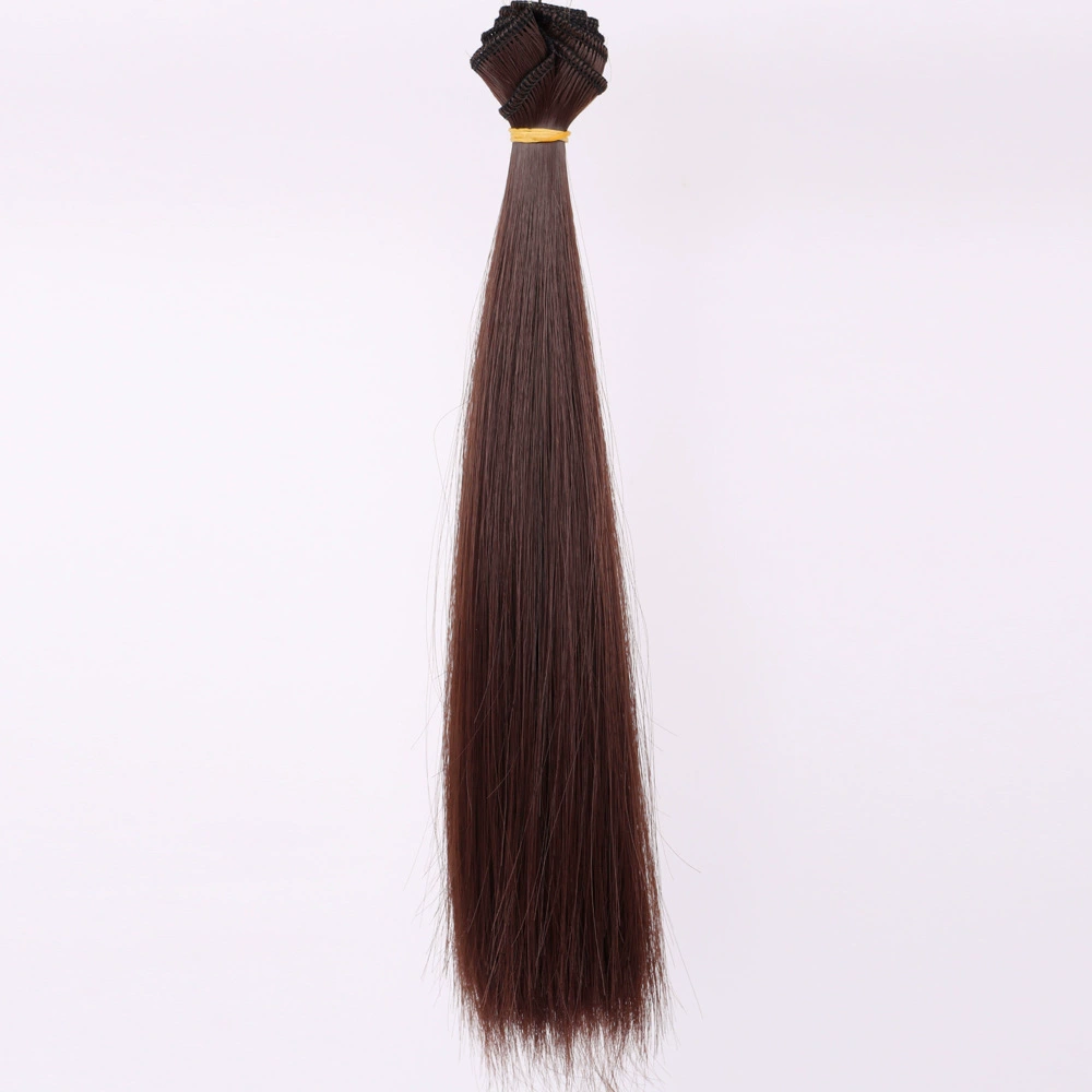 Doll Wig Straight Hair, DIY 25 cm, Synthetic Doll Hair Weft, Multiple Color Codes