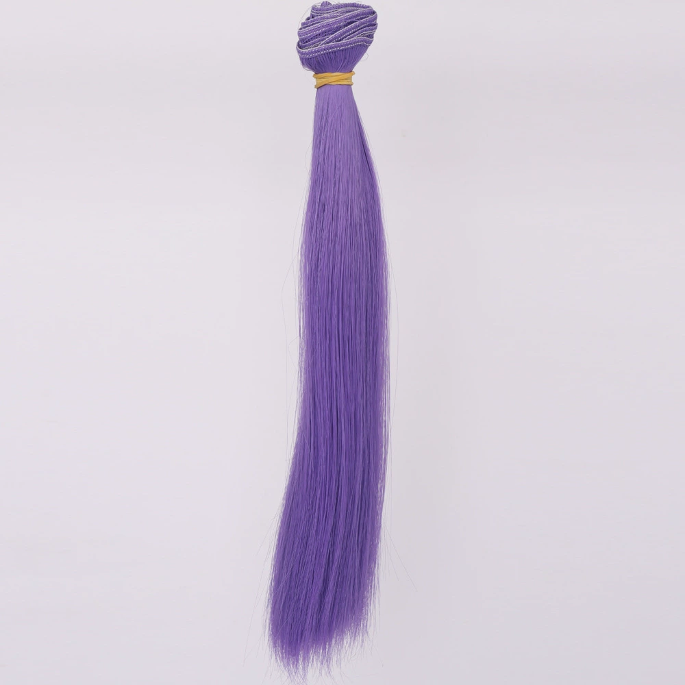 Doll Wig Straight Hair, DIY 25 cm, Synthetic Doll Hair Weft, Multiple Color Codes