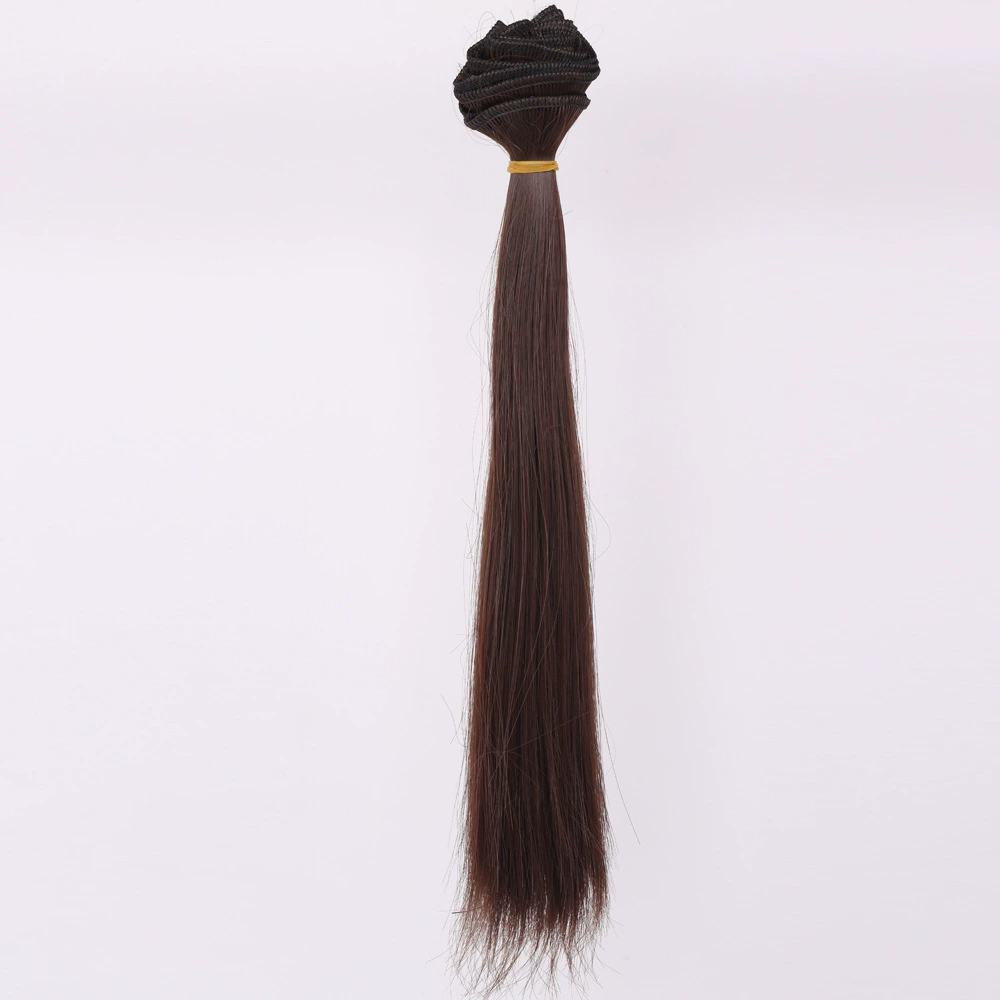 Doll Wig Straight Hair, DIY 25 cm, Synthetic Doll Hair Weft, Multiple Color Codes