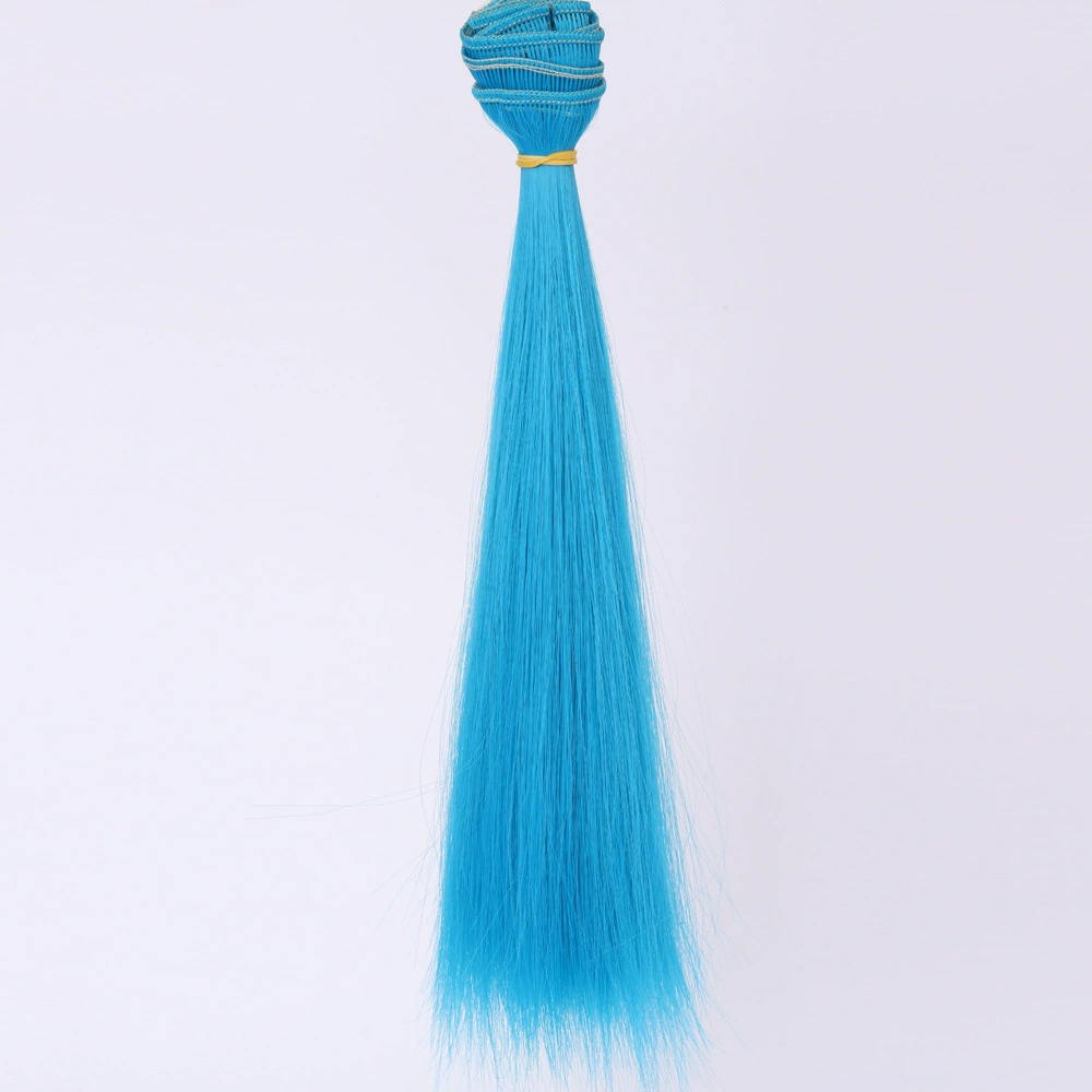 Doll Wig Straight Hair, DIY 25 cm, Synthetic Doll Hair Weft, Multiple Color Codes