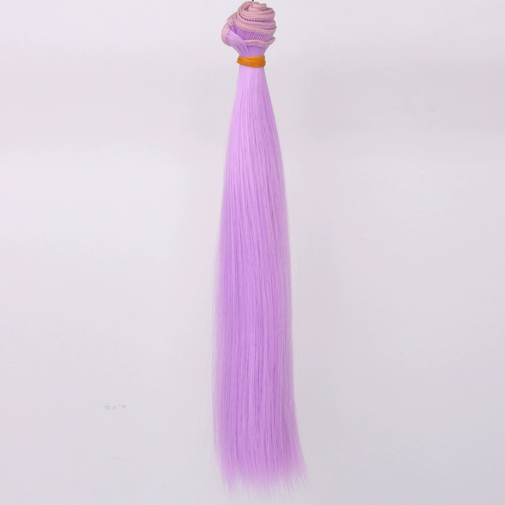 Doll Wig Straight Hair, DIY 25 cm, Synthetic Doll Hair Weft, Multiple Color Codes