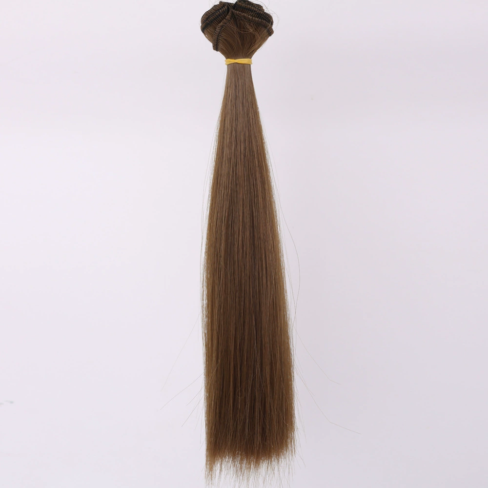 Doll Wig Straight Hair, DIY 25 cm, Synthetic Doll Hair Weft, Multiple Color Codes