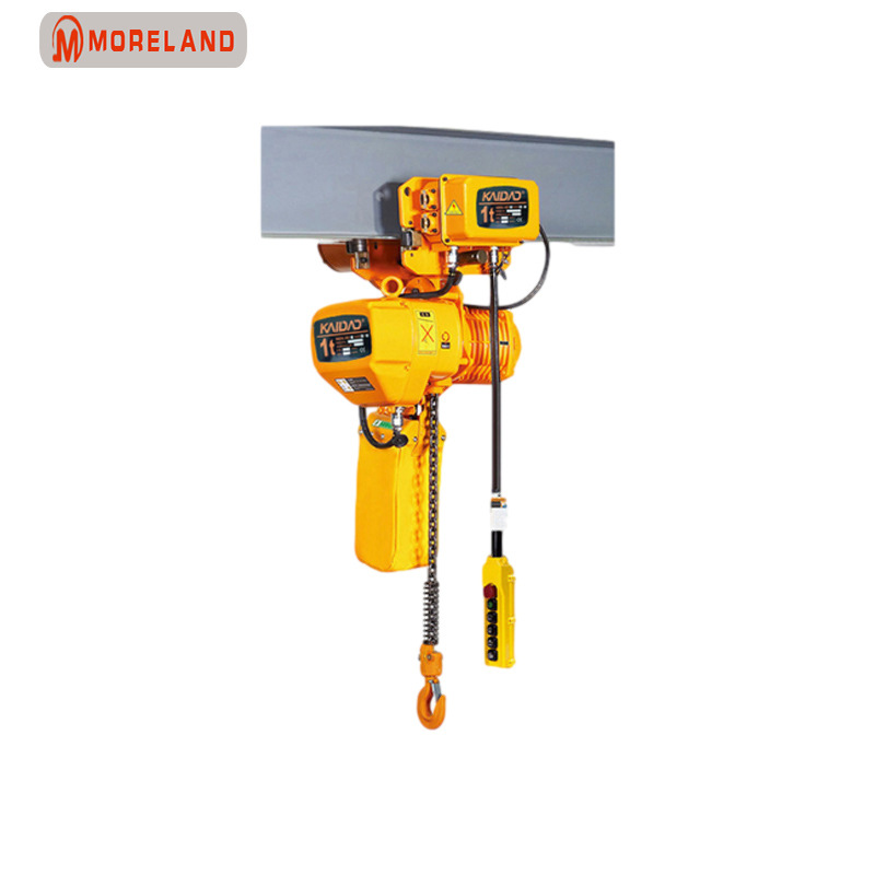 环链电动葫芦带跑车链条式葫芦凯岛起重葫芦7.5T运行式葫芦