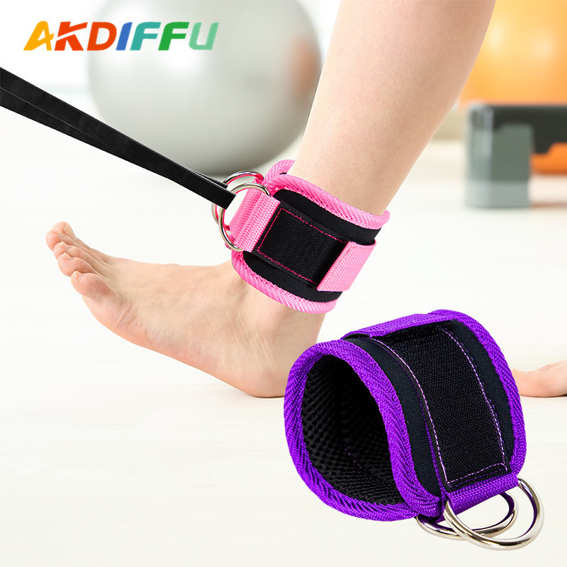 Taekwondo correa de tobillo entrenamiento de fuerza de la pierna entrenamiento de peso entrenamiento deportivo combinación equipo de protección cuerda elástica Anillo de pie hebilla de pie