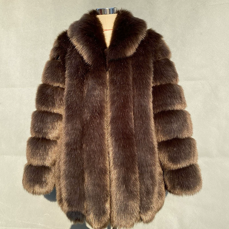 Зимняя длинная модная куртка mid-length европейский стиль