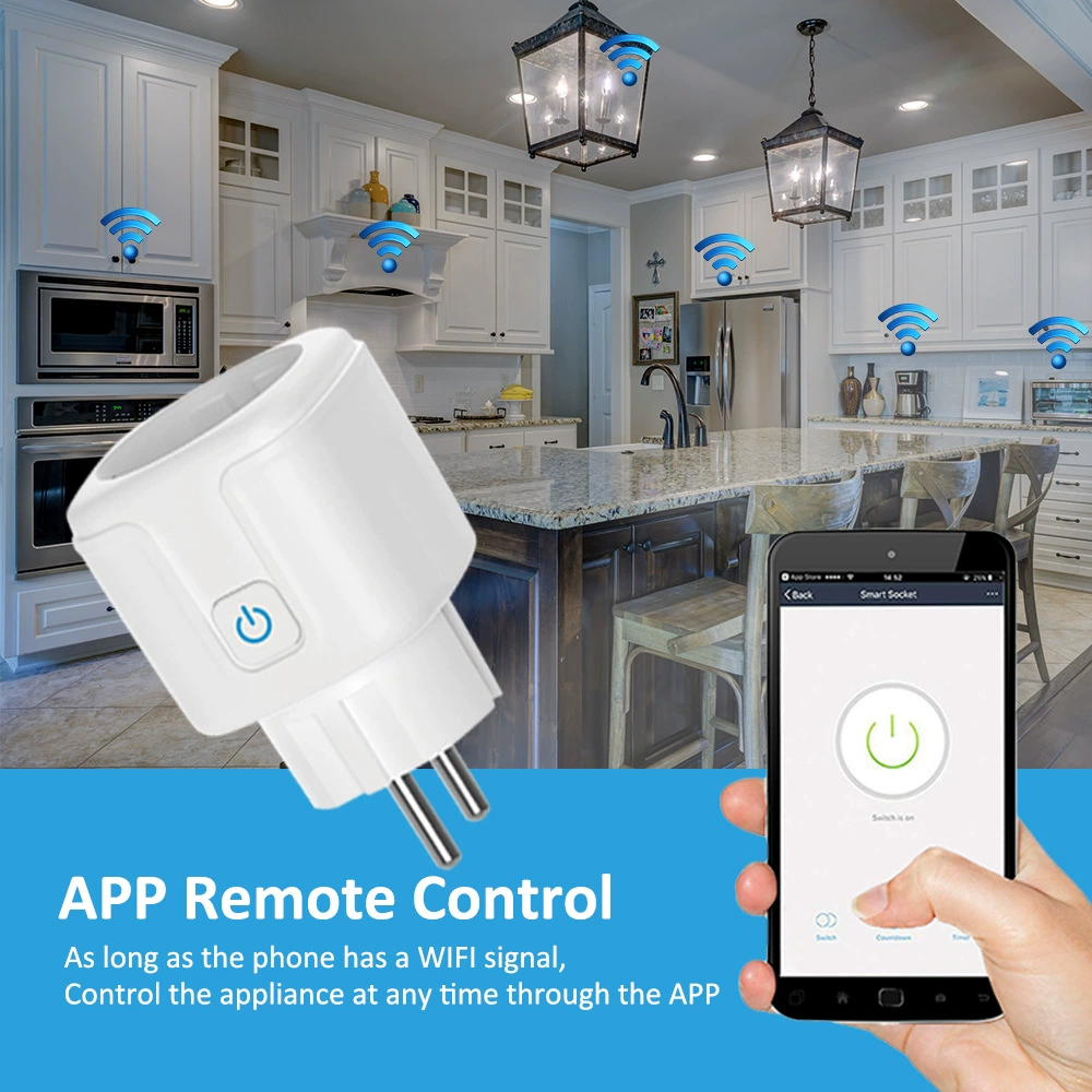 Граффити WiFi умная розетка Европа