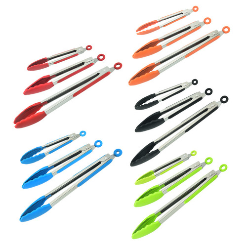 Silicone food clips for home kitchen barbecue cooking bread salad baking barbecue food clips manufacturer