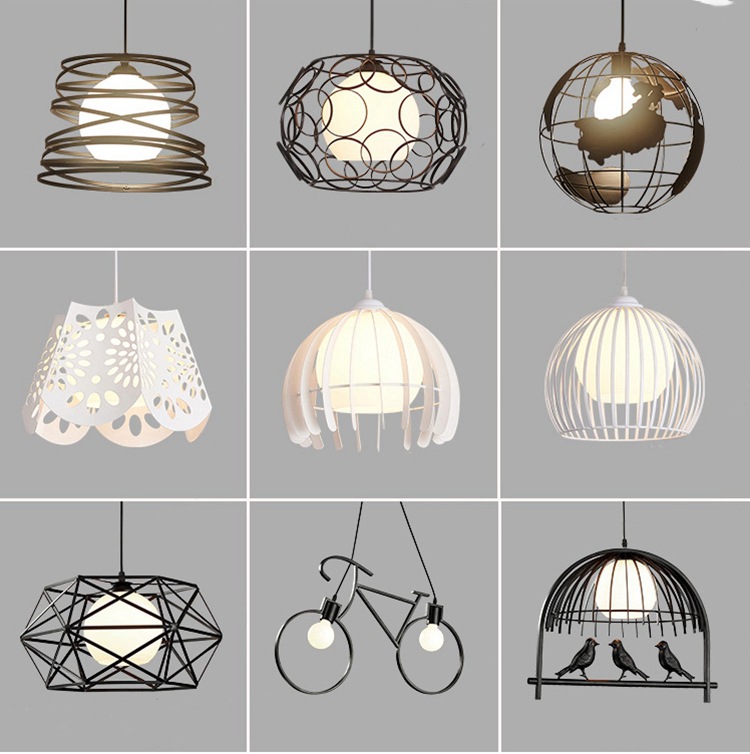 餐厅吊灯三头创意个性单头餐厅灯工业风现代简约过道吧台餐吊灯具