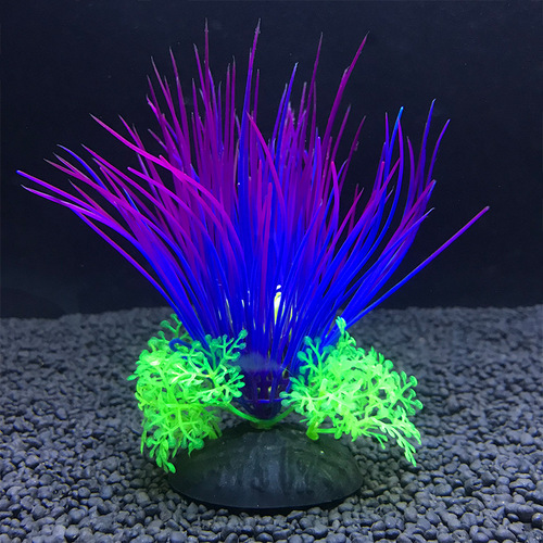 Fish tank decoration simulated aquatic plants, plastic fake seaweed, artificial flowers for aquarium, manufacturer at source