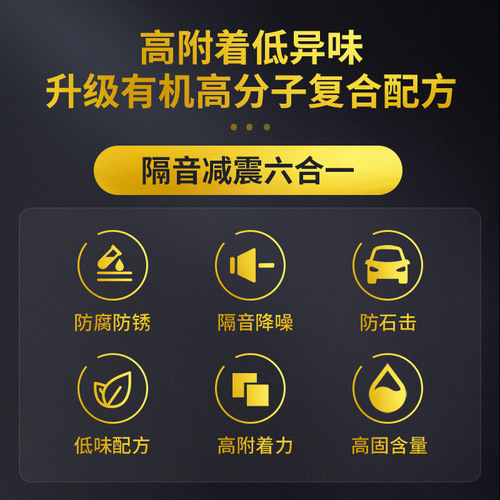 Goodway automobile chassis armor self-spraying anti-rust paint water-based resin quick-drying anti-corrosion granular rubber sound insulation glue wholesale