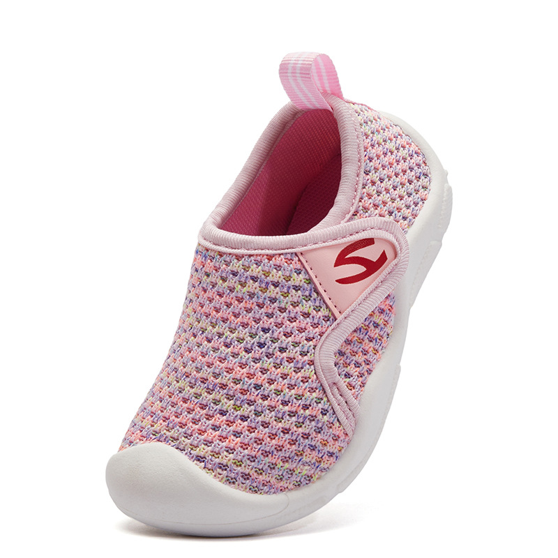 Hobibear Kidsren's Shoes Summer Girls Baby Soft Bottom Kidsren's Double-Layer Mesh Breathable Boys' Toe-Cap Shoes Dropshipping