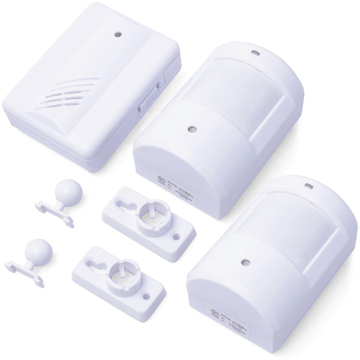 新款亚马逊速卖通新分体红外感应无线门铃迎宾器防盗报警器