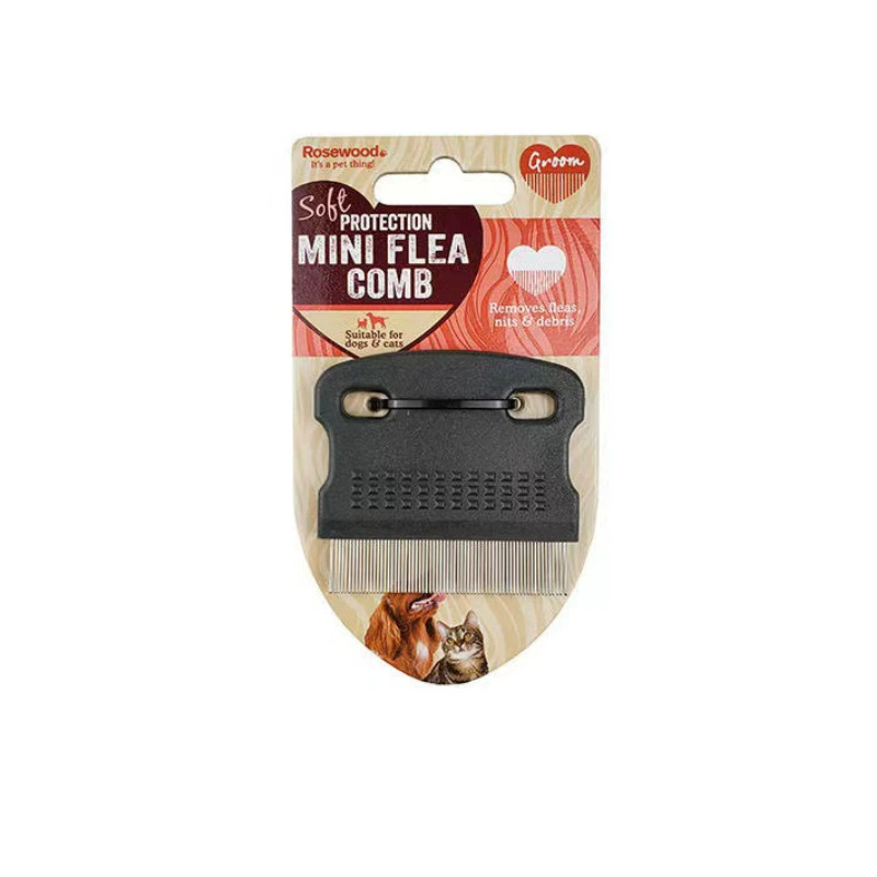 Продвижение палисандр гребень для удаления блох и гребень удовольствие для Pet красоты
