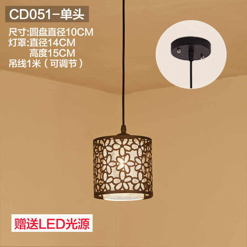 Araña de comedor, barra de bar simple moderna de tres cabezas, mesa de comedor creativa, dormitorio, personalidad, sala de estar, comedor, iluminación nórdica atmosférica