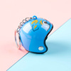 Helmet, cartoon motorcycle, keychain, pendant, Chinese horoscope, with little bears, creative gift