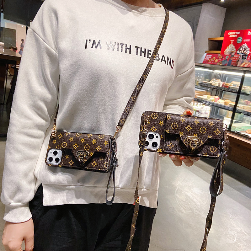 Iphone17Promax Phone Case Is Suitable for Apple 16 Small Pattern 15 Lock Buckle 14Pro Coin Purse Crossbody Iphone17Promax Phone Case Is Suitable for Apple 16 Small Pattern 15 Lock Buckle 14Pro Coin Purse Crossbody