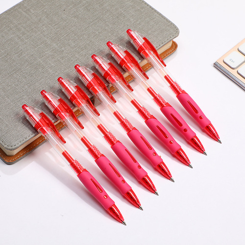 New Model 1008 Push-button Neutral Pen for Learning and Office Use, Three-color Slip-resistant Bullet Tip Ink Refill, Neutral Water Pen, Wholesale