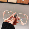 Xiaohongshu myopia glasses women's net red model can be equipped with a degree of black eyes frame round face lean plain face Korean male