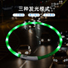 Silicone Pet Law USB Charging Dog Luminum Luminous Barrack LED Cute Pet Products Nights Dog Land