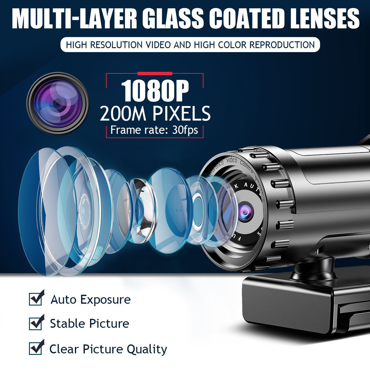 4k modelo privado belleza enfoque automático cámara de computadora 1080p red HD transmisión en vivo USB webcam2k unidad gratuita