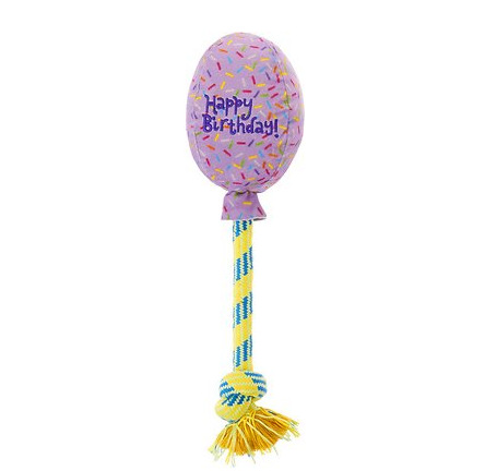 애완 동물 용품 애완 동물 봉제 장난감 개 생일 선물 장난감 애완 동물 생일 풍선 큰 개 봉제 장난감