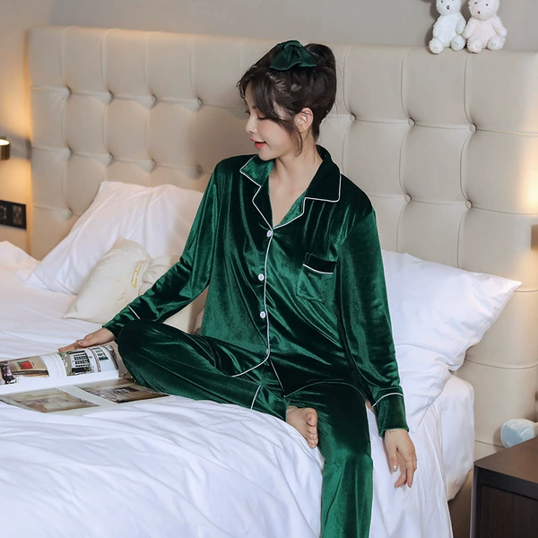 Green woman