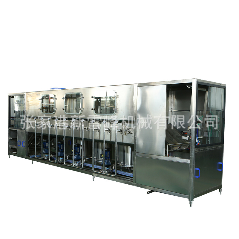大桶水5加仑拔盖清洗灌装生产线灌装机设备现货