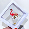 Sophisticated small brooch, protective underware from pearl, high-end mountain tea lapel pin, Birthday gift