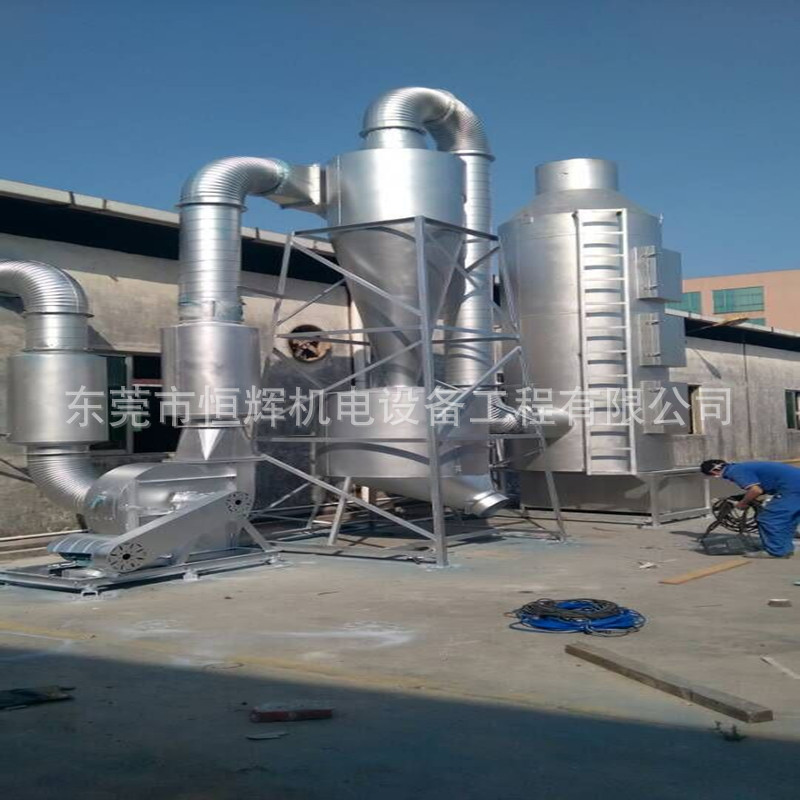 打磨车间除尘工程 打磨车间通风管道 废气管道工程